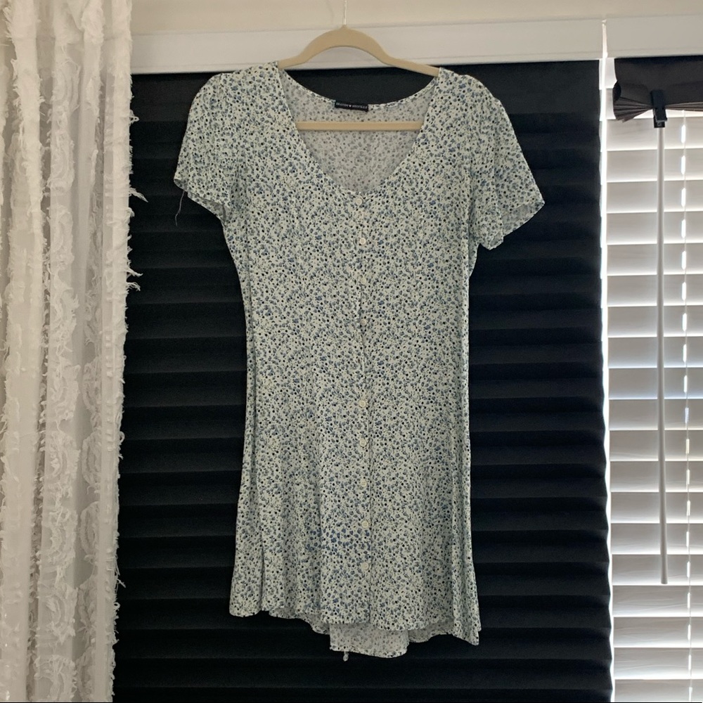 Brandy Melville Floral Button Dress